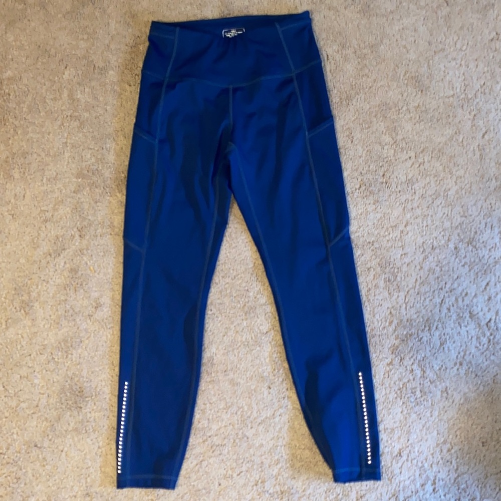 Blue leggings